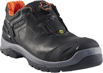 Blåkläder Sicherheitsschuh 2454 S3 Low Boa | schwarz orange | Größe 41 - 00.183.008.41