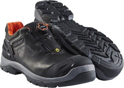 Blåkläder Sicherheitsschuh 2454 S3 Low Boa | schwarz orange | Größe 47 - 00.183.008.47