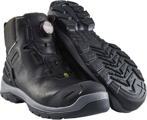 Blåkläder Sicherheitsschuh 2455 S3 High Boa | schwarz orange | Größe 45 - 00.183.009.45