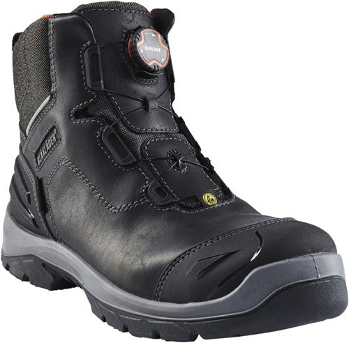 Blåkläder Sicherheitsschuh 2455 S3 High Boa | schwarz orange | Größe 45 - 00.183.009.45