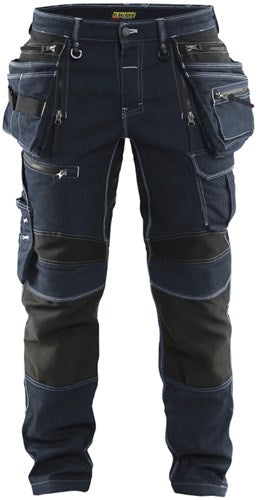Blåkläder Arbeitshose Denim Stretch x1900 19901141 | schwarz | Größe c158 - 7330509532119