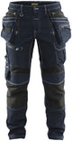 Blåkläder Arbeitshose Denim Stretch x1900 19901141 | schwarz | Größe c44 - 7330509532126
