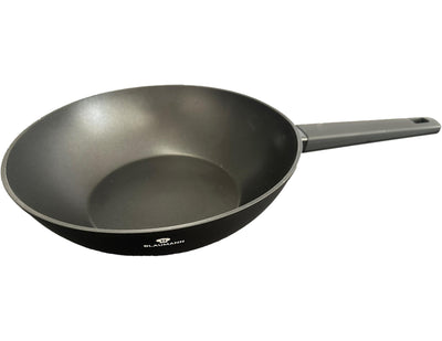 Blaumann schwarz-silberne Wokpfanne ø28cm