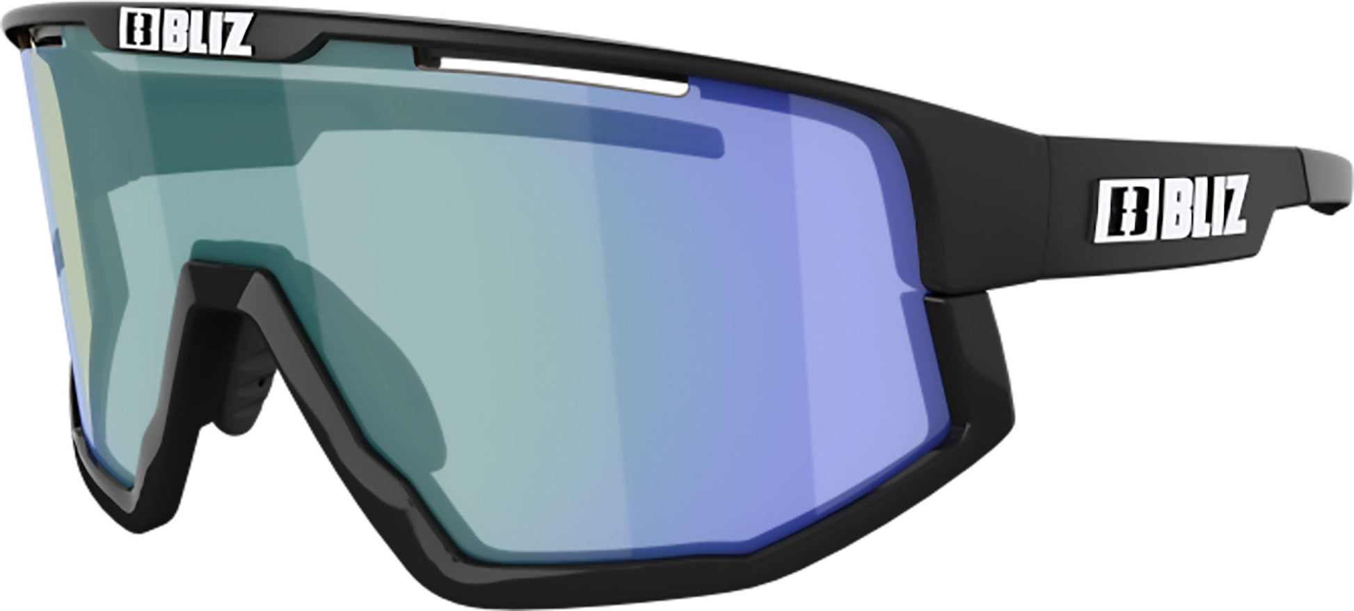 Bliz Vision Nano Optics Braun mit Blau-Multi | photochrom - Sportbrille
