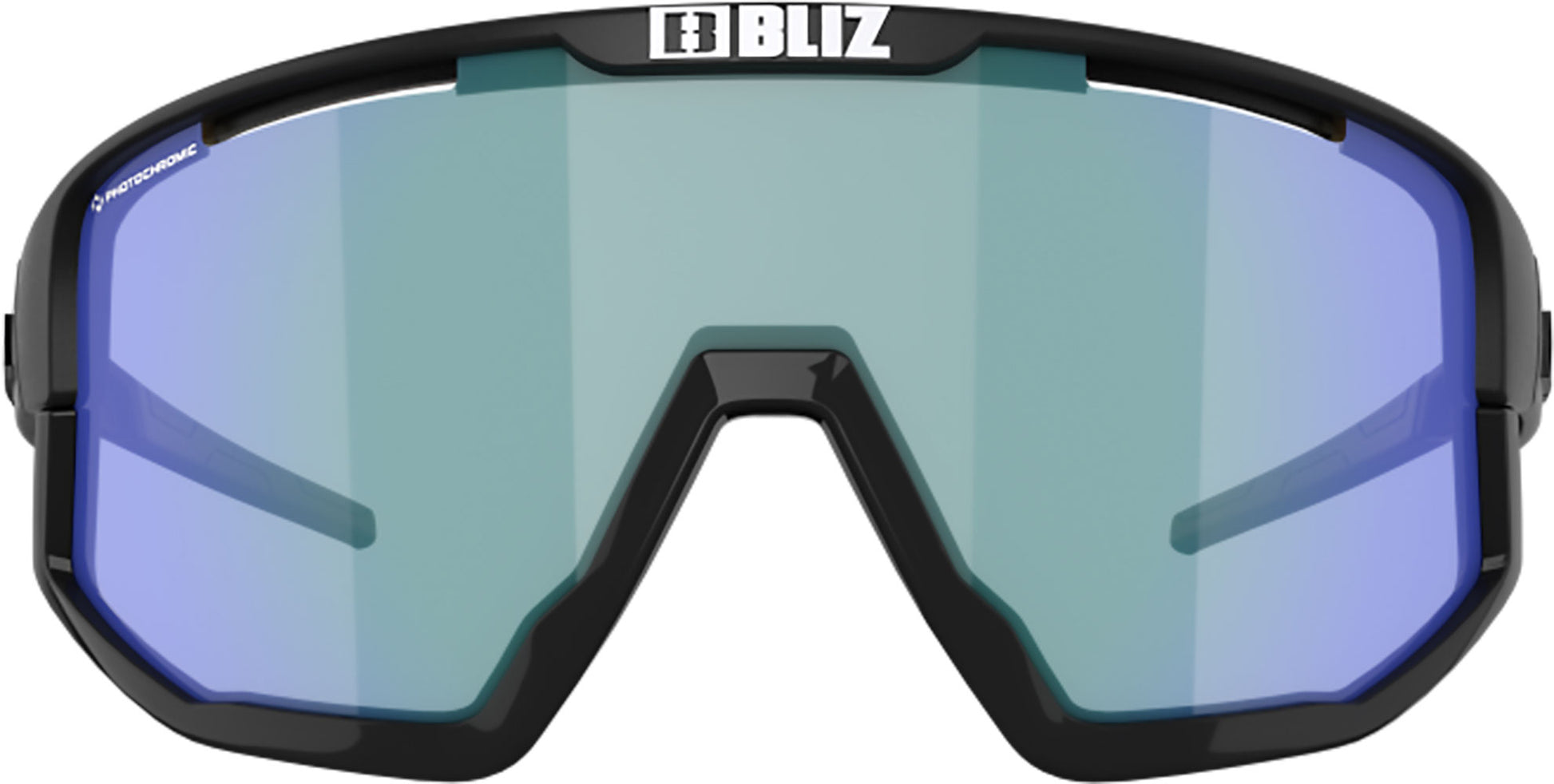 Bliz Vision Nano Optics Braun mit Blau-Multi | photochrom - Sportbrille
