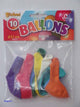 Ballonfarben 10 Stück 21 cm assorti