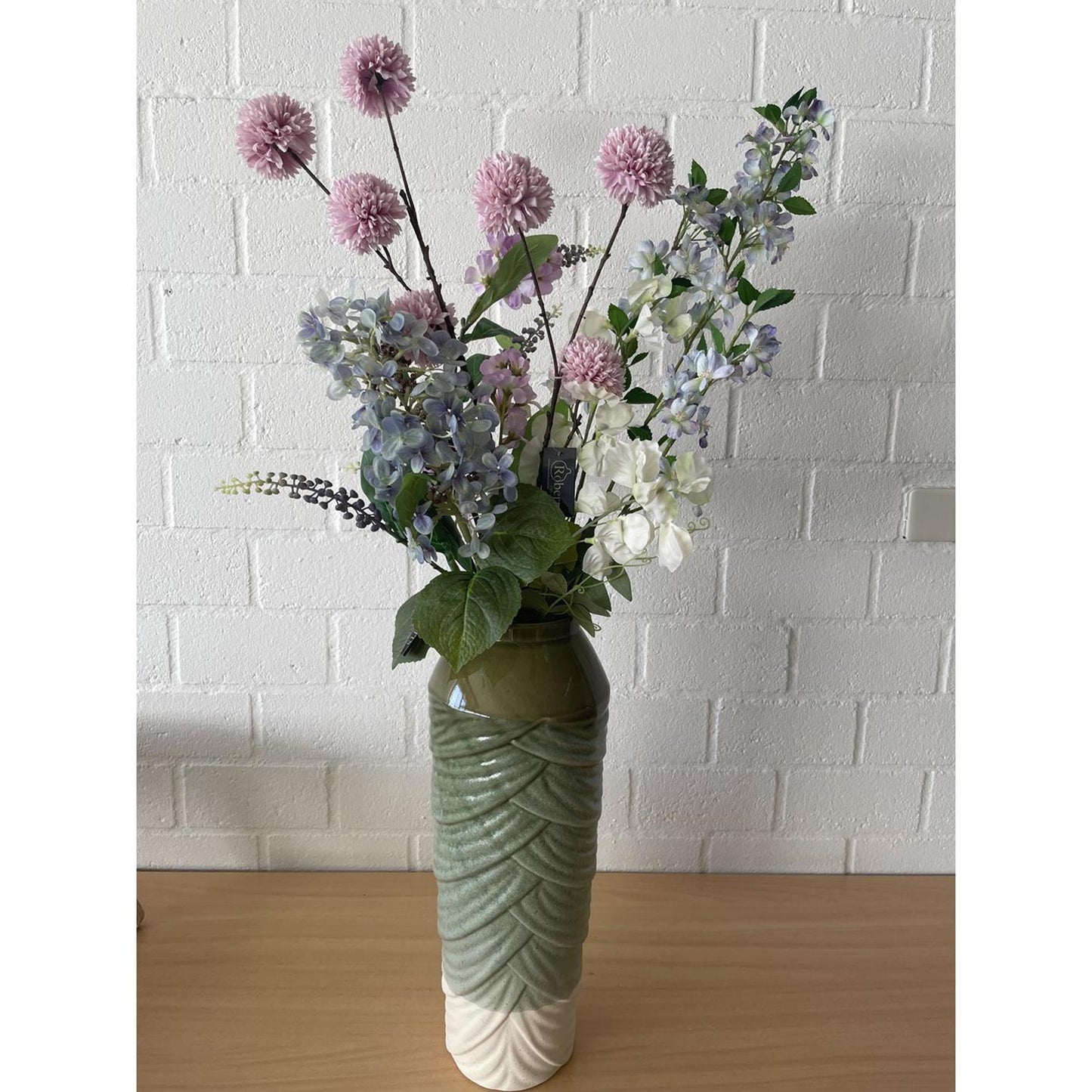 Roberts Collection künstlicher Hortensienkegel, 75 cm, blau