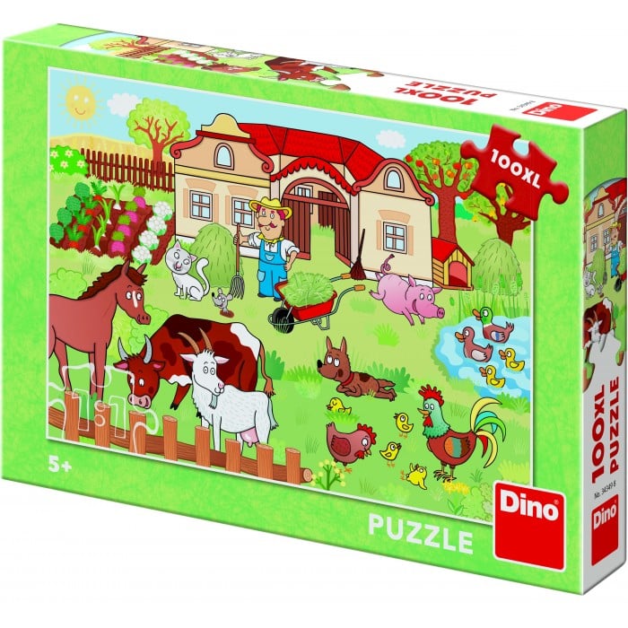 Puzzle -Tiere auf der Farm 100 xl Stücke