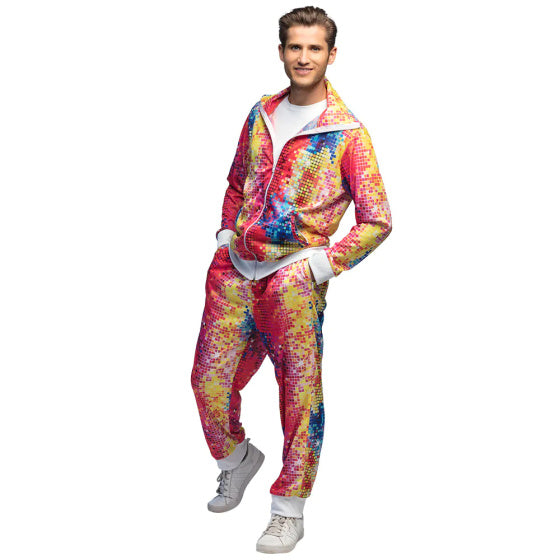 Boland Disco Dude Tracksuit Männer mehrfarbige Größe xl