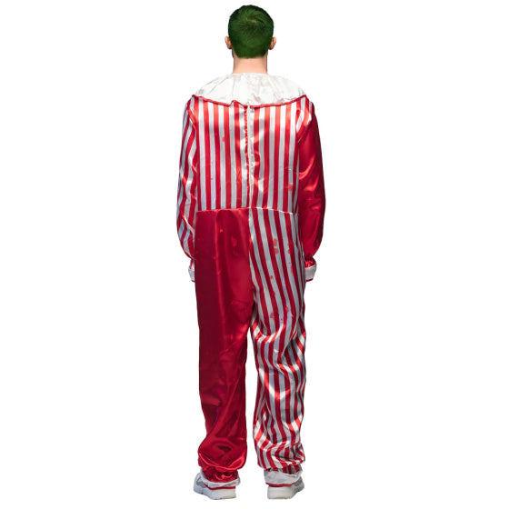 Boland Killer Clown Kostüm Männer Rot Weiß Größe 50 52 (m)