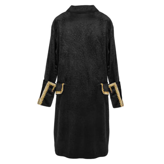 Boland Pirat Jacke Polyester Männer Schwarz Gold Größe XL (54)