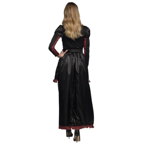 Boland Señora Adriana Halloween Kostüm Damen Schwarz Rot Größe 44 46