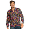 Boland Blumenhemd Männer Polyester Größe l