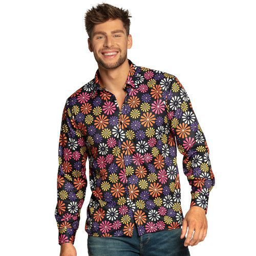 Boland Blumenhemd Männer Polyester Größe l