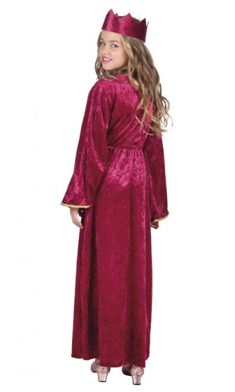 Boland Kinderkostüm Renaissance Königin Rot Größe 152 164