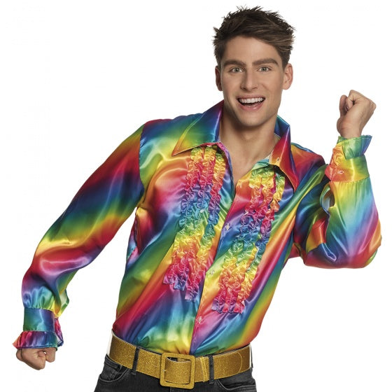 Boland St. Partyhemd Regenbogengröße XL