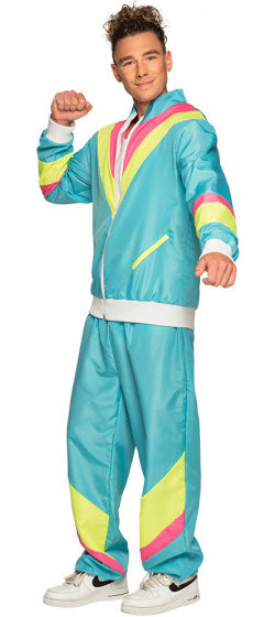Boland Retro Tracksuit Herren Polyesterblau Größe xxl
