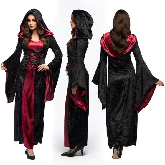 Boland Vampire Mistress Kostüm Damen schwarz.