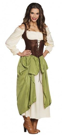Boland Dress Up Anzug Dorf Frauen Damen Grün Größe 40 42