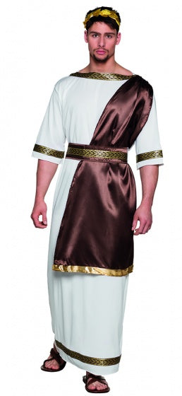 Boland Zeus Dress -up -Anzug Herren weißer Größe m l