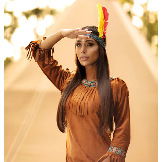 Boland Dress -up -Anzug indische junge Hirsch Damen Brown Größe m
