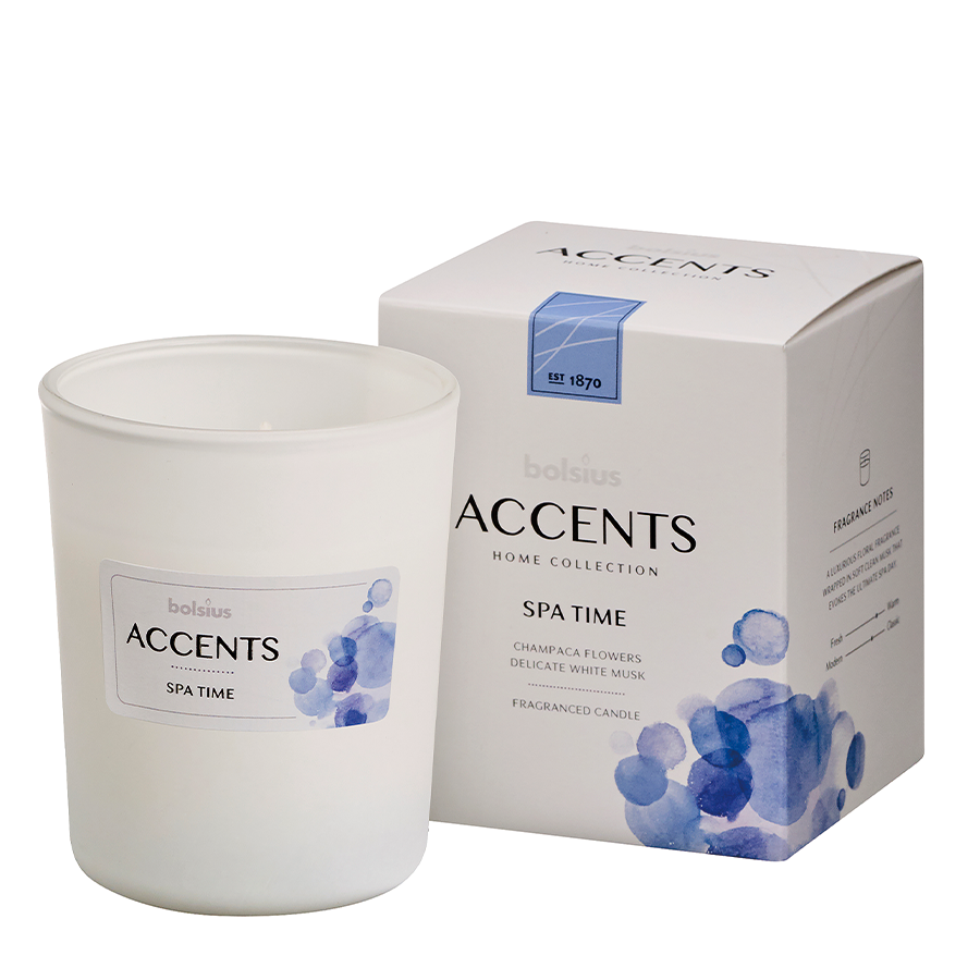 Bolsius Duftglas-Akzente Spa Time 92 76 mm