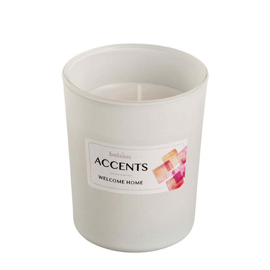 Bolsius Duftglas-Akzente „Welcome Home“ 92 76 mm