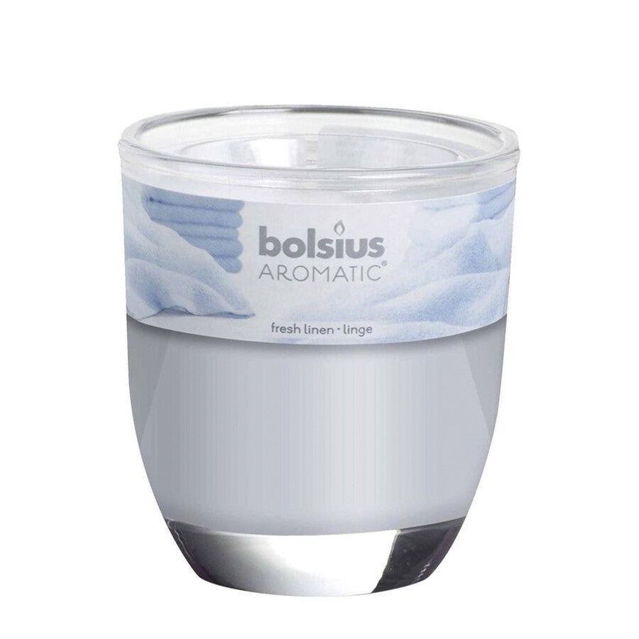 Bolsius Duftglas Fresh Linen 80 70mm