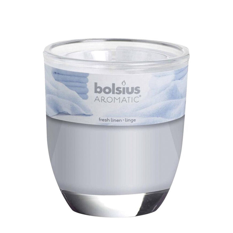 Bolsius Duftglas Fresh Linen 80 70mm