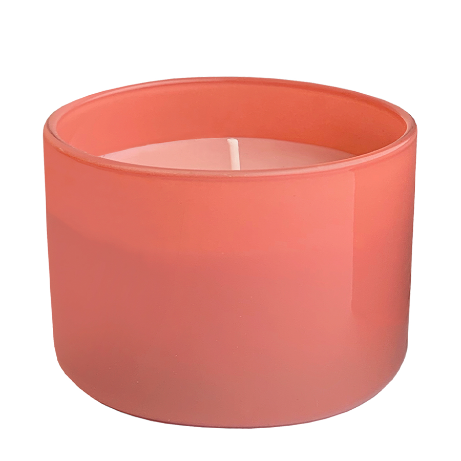 Bolsius Duftglas True Love Sunkiss orange weiße Blüten 63 90mm