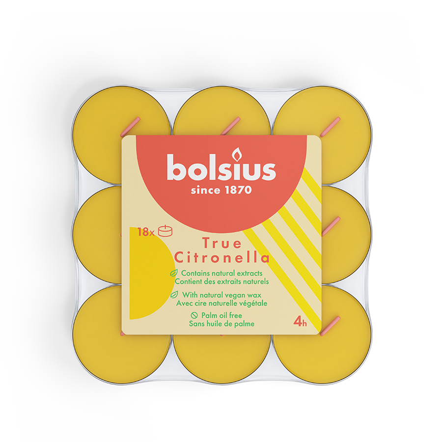 Bolsius Geurtheletten 4 Stunden wahrer Citronella