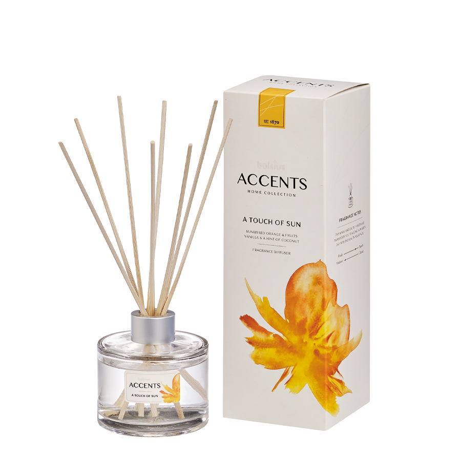 Bolsius Aromadiffusor betont einen Hauch Sonne, 100 ml