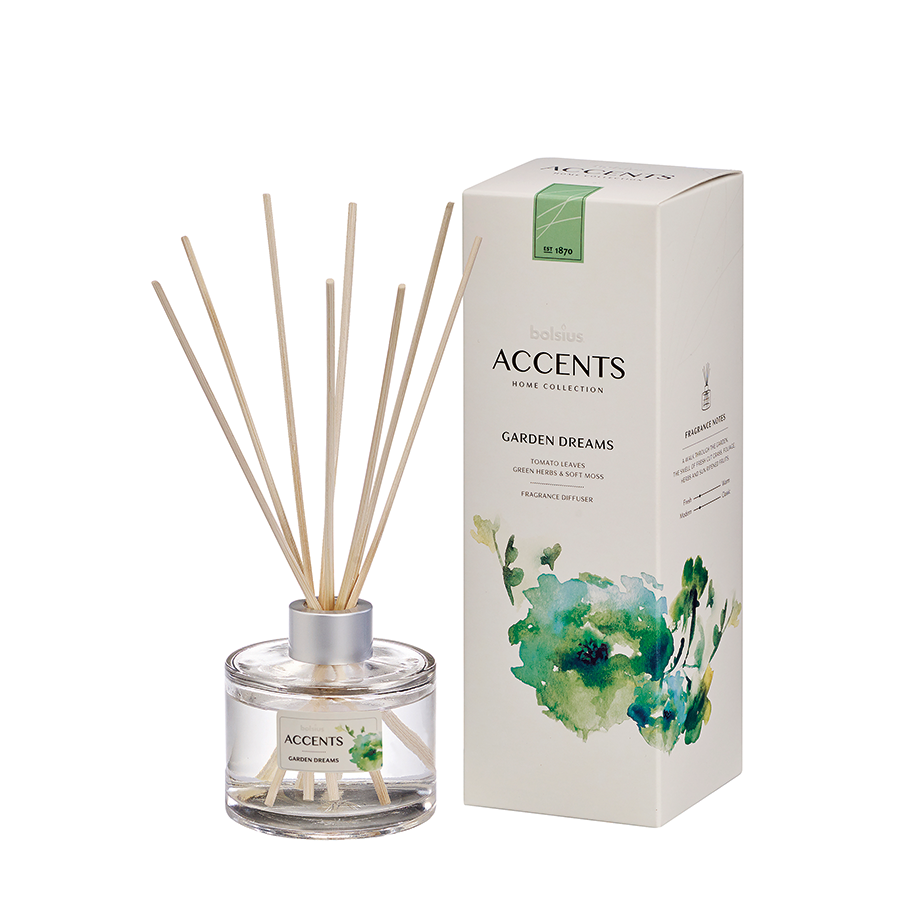 Bolsius Aroma-Diffusor setzt Gartenträume in Szene, 100 ml