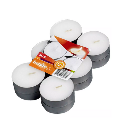 Imp Bolsius Maxi Teelichter Lites 8 Stunden 12 Stück