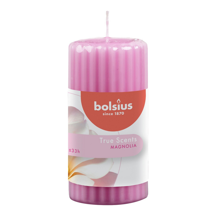Bolsius Säule wahre Düfte Magnolie ø58x120 mm 33 Stunden (6 Stück)