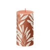 Ty Bolsius rustikale Kerze Silhouette Rus Pink 130 68 mm