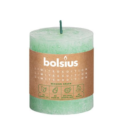Bolsius rustikale Stumpenkerze Wasser 80 68mm