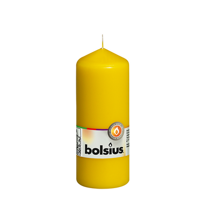 Abi Bolsius Stumpenkerze gelb 150 58mm