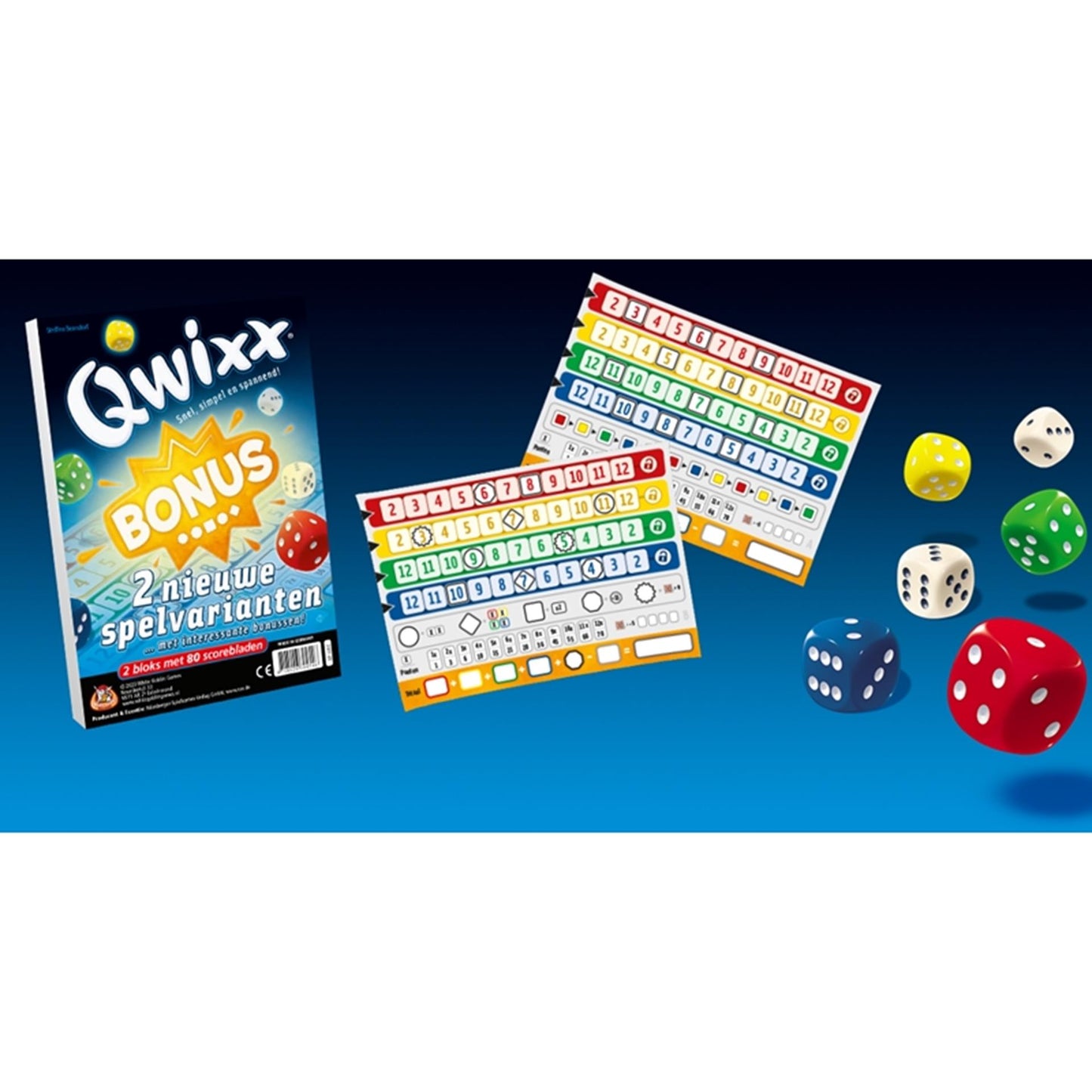 White Goblin Games Qwixx Bonus Würfelspiel
