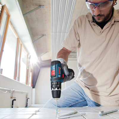 Bosch Blue GSR 12V-15 Akku-Bohrschrauber | ohne Akkus und Ladegerät | in L-Boxx - 060186810d