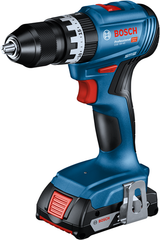 Bosch blauer Akku-Schraub- und Schlagbohrschrauber GSB 18V-45 | 2 x 2,0 Ah Akku + Ladegerät | in L-Boxx - 06019k3303 - afbeelding 2