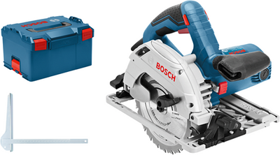 Bosch Blue GKS 55+ GCE + FSN 1400 Profi-Kreissäge | einstellen | 1350w | 1 x Führungsschiene | 165 mm Sägeblatt – 0615990m91