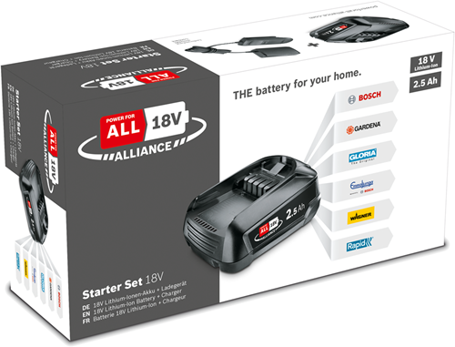Bosch-Zubehör 1600a02625 | Starterset | 18v | 2,5 Ah + al 18v-20 1600a02625
