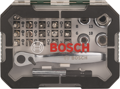 Grs Bosch Mini -Bit -Rasseln 26dlg festgelegt