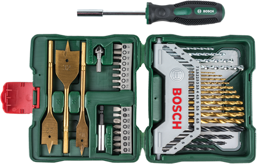 Bosch Zubehör X-Line 40-teilig - Titan Plus | Bohrer- und Schraubendreher-Bit-Set | 40 Stück - 2607017334