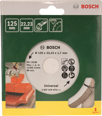 Bosch Zubehör Diamantscheibe Universal | 125 mm – 2607019475