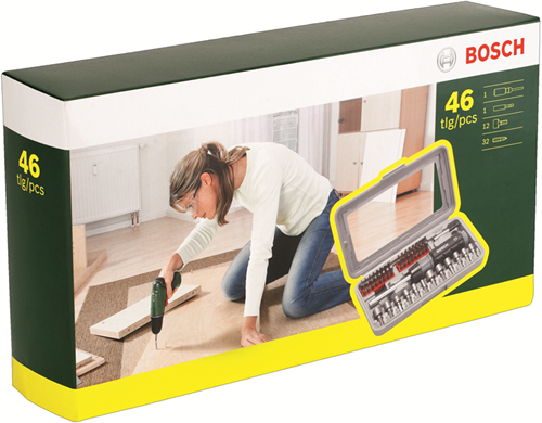 Bosch Zubehör 46-teiliges Schraubendreher-Set – 2607019504