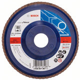 Bosch Zubehör 1 Fächerschleifscheibe 125, Experte für Metall gerade, Kunststoff, 80 - 2608607367 - afbeelding 1