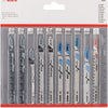 Bosch Zubehör 10-teiliges Stichsägeblatt-Set All-in-One – 2607011171