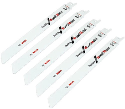 Bosch Zubehör 100x Säbelsägeblatt flexibel für Holz und Metall S1122HF - 2608656034